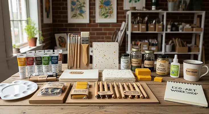 Eco-friendly and Sustainable Art Supplies for Small Art Workshop Businesses
