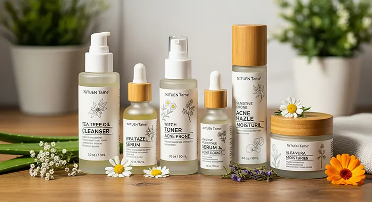 Embracing Natural and Organic Skincare Products for Sensitive, Acne-Prone Skin